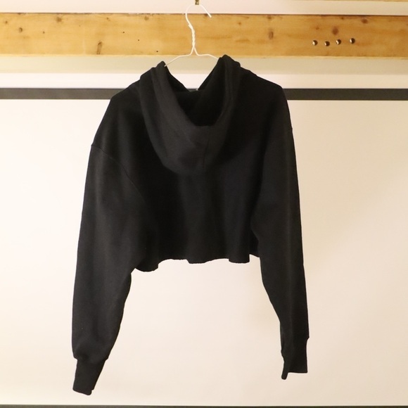 NWT CHAMPION Reversed  Weave Cropped Hoodie - Picture 4 of 7